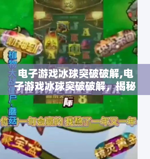 电子游戏冰球突破破解,电子游戏冰球突破破解，揭秘背后的秘密