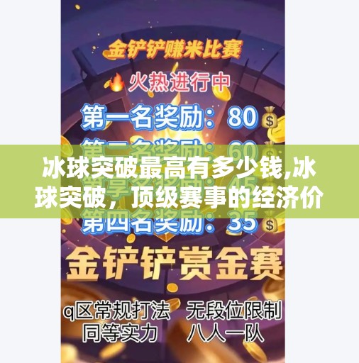 冰球突破最高有多少钱,冰球突破，顶级赛事的经济价值
