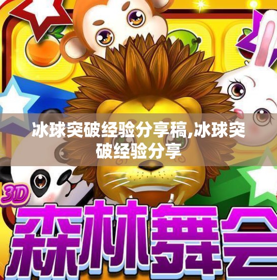 冰球突破经验分享稿,冰球突破经验分享