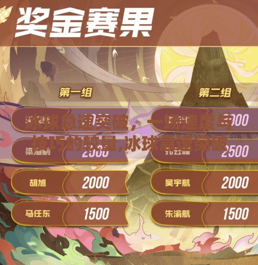 冰球急速突破，一场速度与技巧的较量,冰球急速突破