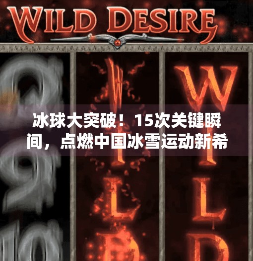 冰球大突破！15次关键瞬间，点燃中国冰雪运动新希望,冰球大突破15次