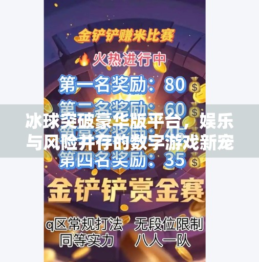 冰球突破豪华版平台，娱乐与风险并存的数字游戏新宠？冰球突破豪华版平台