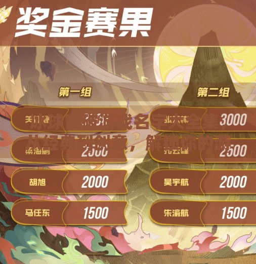 冰球突破游戏名字大全集，从经典到创意，解锁你的游戏命名灵感！冰球突破游戏名字大全集