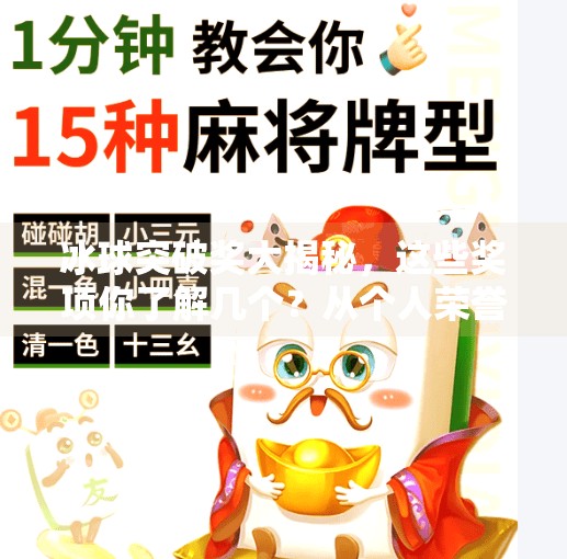 冰球突破奖大揭秘，这些奖项你了解几个？从个人荣誉到团队荣耀，一文看懂冰球界的奥斯卡,冰球的突破奖项有哪些种类