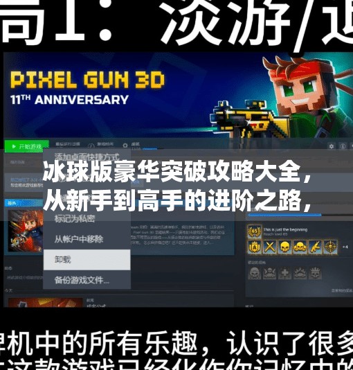 冰球版豪华突破攻略大全，从新手到高手的进阶之路，教你如何在冰面上秀出花式操作！冰球版豪华突破攻略大全