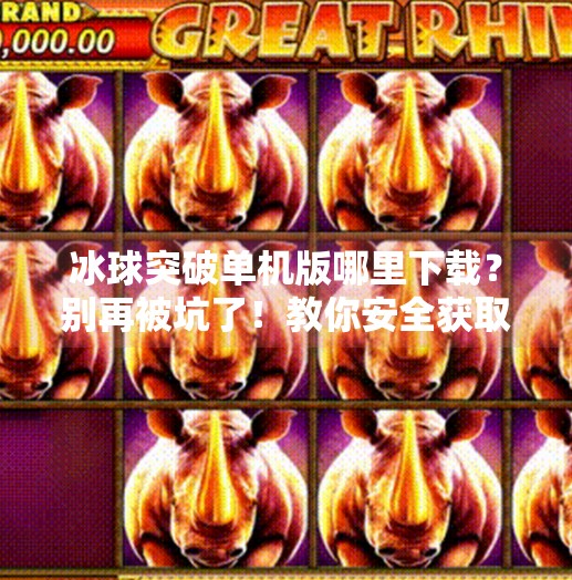 冰球突破单机版哪里下载？别再被坑了！教你安全获取正版游戏的正确方式！冰球突破单机版哪里下载
